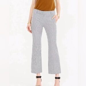 J. Crew Teddie Pants Navy Seersucker